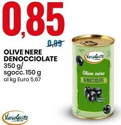 Eurospin Varia gusto olive nere denocciolate offerta