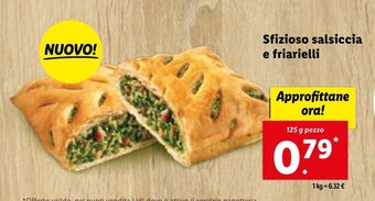 Lidl Sfizioso salsiccia e friarielli 125 g offerta