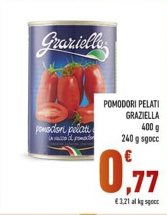 Conad POMODORI PELATI GRAZIELLA 400 g 240 g sgocc offerta