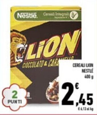 Conad CEREALI LION NESTLÉ 400 g offerta