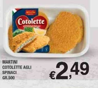 MARTINI COTOLETTE AGLI SPINACI GR.500