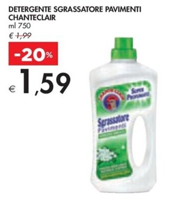 Bennet DETERGENTE SGRASSATORE PAVIMENTI CHANTECLAIR ML 750 offerta