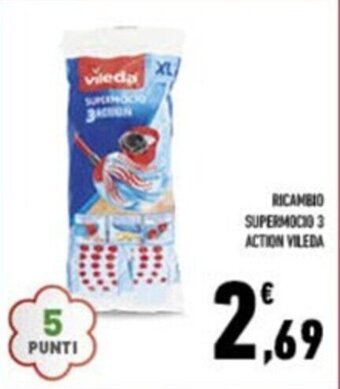 Conad RICAMBIO SUPERMOCIO 3 ACTION VILEDA offerta
