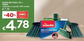 Bennet SCOPA RECYCLED 2 IN 1 VILEDA offerta