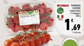Conad CONAD POMODORO CILIEGINO 500 g offerta