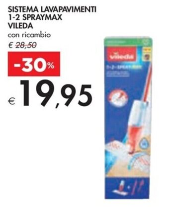 Bennet SISTEMA LAVAPAVIMENTI 1-2 SPRAYMAX VILEDA offerta