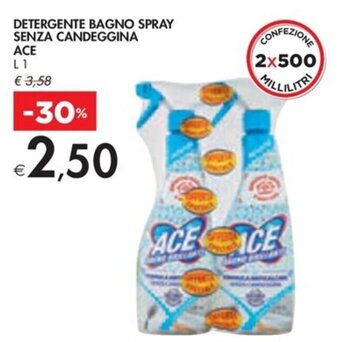 DETERGENTE BAGNO SPRAY SENZA CANDEGGINA ACE L1