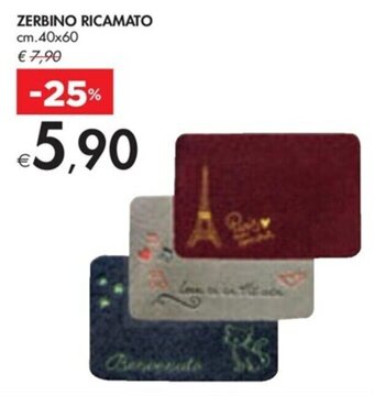 Bennet ZERBINO RICAMATO cm.40x60 offerta