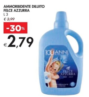 Bennet AMMORBIDENTE DILUITO FELCE AZZURRA L 3 offerta