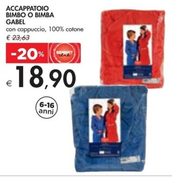 Bennet ACCAPPATOIO BIMBO O BIMBA GABEL offerta