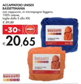 Bennet ACCAPPATOIO UNISEX BASSETTIMANIA offerta