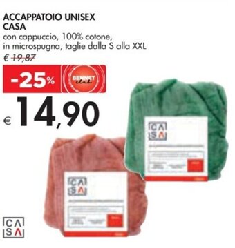 Bennet ACCAPPATOIO UNISEX CASA offerta
