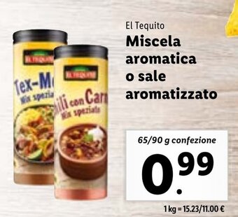 El Tequito Miscela aromatica o sale aromatizzato 65/90 g confezione