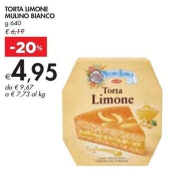 Bennet TORTA LIMONE MULINO BIANCO g 640 offerta