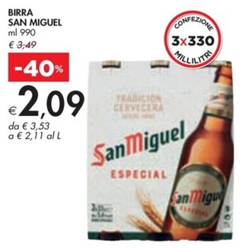 Bennet BIRRA SAN MIGUEL ML 990 offerta
