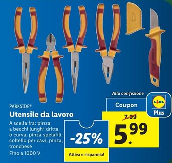 Lidl PARKSIDEⓇ Utensile da lavoro offerta