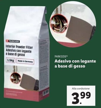PARKSIDEⓇ Adesivo con legante a base di gesso