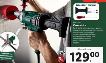 Lidl PARKSIDEⓇ Carotatrice offerta