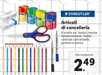 Lidl STAEDTLERⓇ Articoli di cancelleria offerta