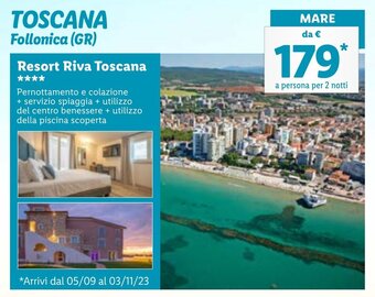 Lidl Resort Riva Toscana offerta