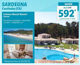 Lidl Limone Beach Resort **** offerta