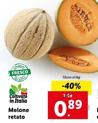 Lidl Melone retato offerta