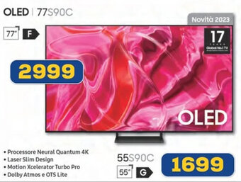 Euronics SAMSUNG OLED 77" 77590C offerta