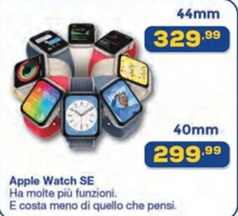 Euronics Apple Watch SE 44mm offerta