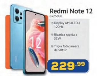 Euronics Xiaomi Redmi Note 12 8+256GB offerta