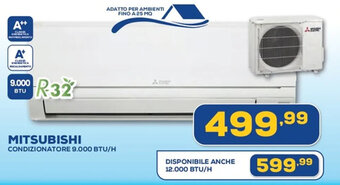 Euronics MITSUBISHI CONDIZIONATORE 9.000 BTU/H offerta