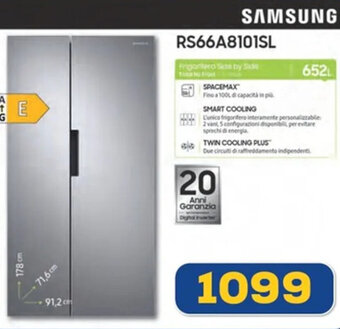 Euronics SAMSUNG Frigorifero Side By Side offerta