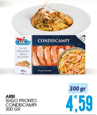 SpesAmica ARBI SUGO PRONTO CONDISCAMPI 300 GR offerta