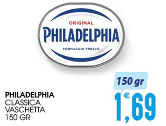 SpesAmica PHILADELPHIA CLASSICA VASCHETTA 150 GR offerta