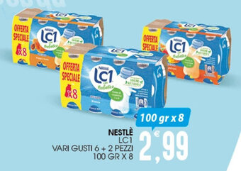 SpesAmica NESTLÈ LC1 VARI GUSTI 6 + 2 PEZZI 100 GR X 8 offerta