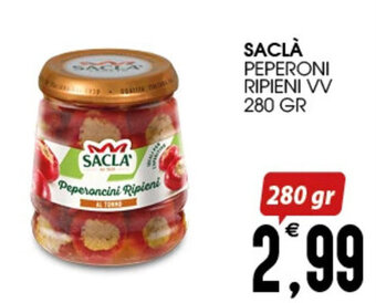 SACLÀ PEPERONI RIPIENI VV 280 GR