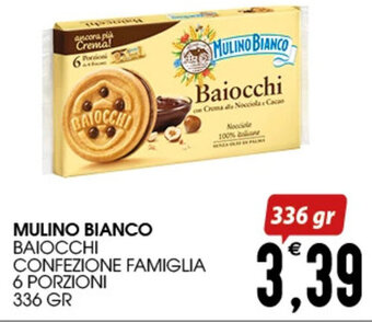SpesAmica MULINO BIANCO BAIOCCHI CONFEZIONE FAMIGLIA 6 PORZIONI 336 GR offerta