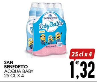 SpesAmica SAN BENEDETTO ACQUA BABY 25 CL X 4 offerta