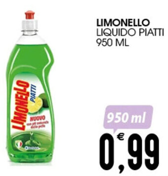 LIMONELLO LIQUIDO PIATTI 950 ML