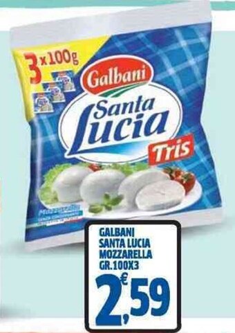 GALBANI SANTA LUCIA MOZZARELLA GR.100X3