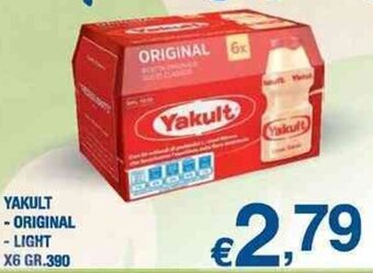 YAKULT - ORIGINAL - LIGHT X6 GR.390