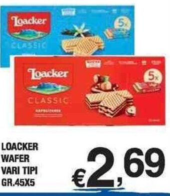 LOACKER WAFER VARI TIPI GR.45X5