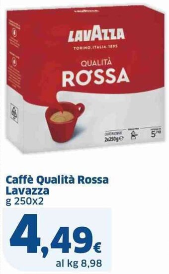 Sigma Caffè Qualità Rossa Lavazza g 250x2 offerta