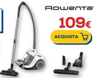 Euronics ROWENTA ASPIRAPOLVERE SENZA SACCO SWIFT POWER CYCLONIC offerta