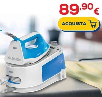 Euronics BRAUN CareStyle 1 Ferro generatore di vapore. IS1012BL offerta