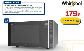 Euronics WHIRLPOOL FORNO A MICROONDE - MWP 303 SB offerta