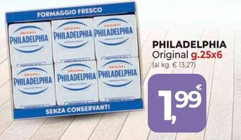 Supermercati Dok PHILADELPHIA Original g.25x6 offerta