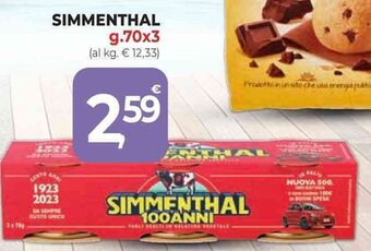 Supermercati Dok SIMMENTHAL g.70x3 offerta