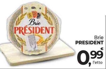 Supermercati Dok Brie PRÉSIDENT offerta