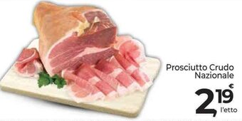 Supermercati Dok Prosciutto Crudo Nazionale offerta