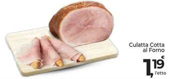 Supermercati Dok Culatta Cotta al Forno offerta